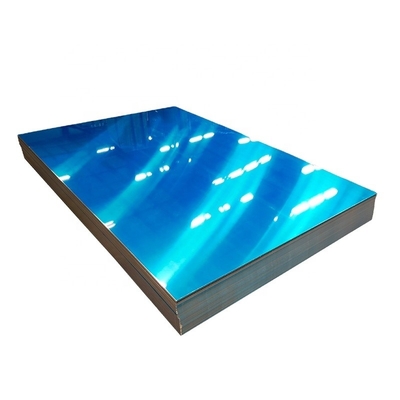 6061 de Plaat vlak Met een laag bedekt van het aluminiumblad de Oppervlaktemolen beëindigt 10mm Breedte